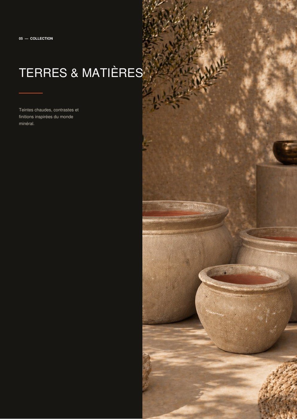 Collection Terres et Matières
